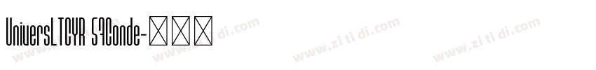 UniversLTCYR 57Conde字体转换